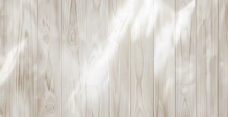 Wall Mural - Light Wooden Floor With Sunlight Texture