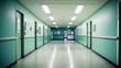 © 4K_Heaven - Fading specters: Wandering through desolate hospital corridors, where blurred silhouettes hint at the fading echoes of lives once intertwined, Generative AI