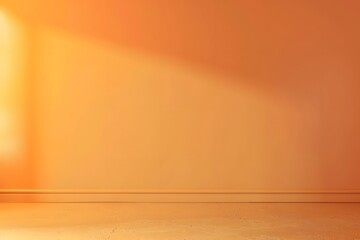 Wall Mural - Ultra Realistic Peach Orange Wall Background