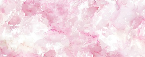 Wall Mural - Pink Watercolor Marble Texture Background