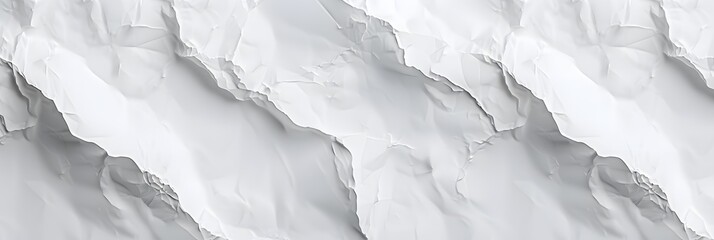 Wall Mural - Abstract White Crumpled Paper Texture Background