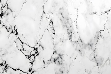 Poster - White Marble Texture Background, Top View