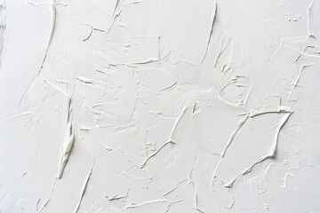 Poster - White Textured Wall - Minimalist Background