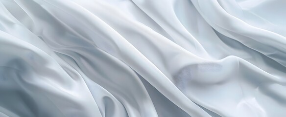 Poster - Abstract White Fabric Texture with Soft Light