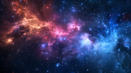 Wall Mural - stars and galaxy outer space sky night universe background