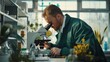 © MP Studio - The scientist using microscope