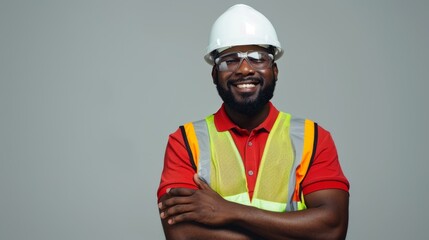 Wall Mural - The Confident Construction Worker