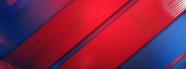 abstract square modern red dark blue banner background design