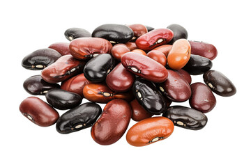 Wall Mural - A pile of red, black, and brown beans