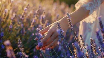 Sticker - The Hand in Lavender Field