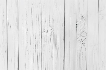 Wall Mural - White Wood Grain Texture Minimalist Background