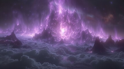 Wall Mural - violett creative sound background