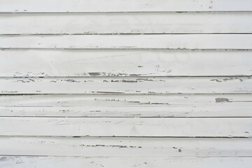 Canvas Print - White Wooden Plank Background Texture