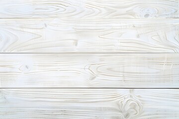 Wall Mural - White Wooden Planks Background Texture