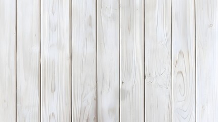 Wall Mural - White Wooden Plank Background Texture