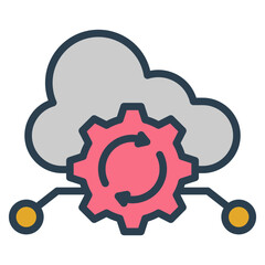 Canvas Print - Api Integration Icon