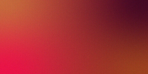 Leinwandbilder - Abstract Fiery yellow burnt Red orange copper gradient Grainy Noise Grungy Texture. Color gradient, ombre with Rough grainy noise Glow light shine. Red soft light dark backdrop cover design.