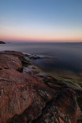 Wall Mural - sunset over the sea