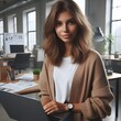 © Yevhen - businesswoman working on laptop