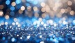 © CoffeeeCraze - A captivating display of bokeh lights and sparkles in blue and white, creating a magical and festive atmosphere.