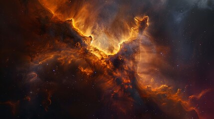 Wall Mural - nebula, a vast cloud of gas and dust in space, with vibrant colors and intricate details.