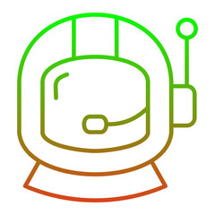 Wall Mural - Space Helmet Icon