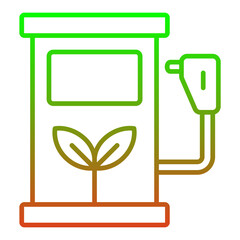 Canvas Print - Eco Fuel Icon