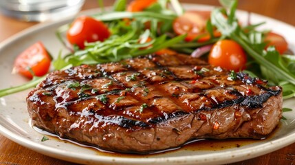 Sticker - Warm Nuances in Grilled Steak Dishes 