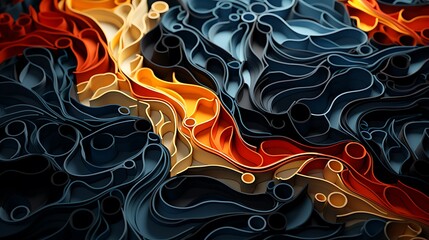 **Abstract 3D background with intricate patterns and textures- Image #3 @BAN ME?