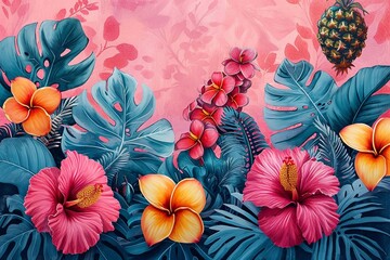Fototapete - Floral design or flower arrangement is the art of using plant material and flowers to create an eye-catching and balanced composition or display.