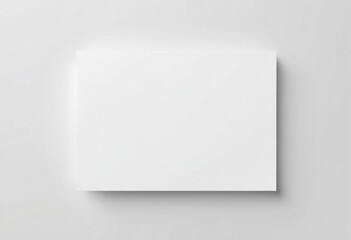 Wall Mural - blank paper on white background