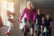 © ReadyAtTheEase/peopleimages.com - Fitness, spinning class and senior people in gym for cycling, exercise and training with physical activity. Workout club, men and woman on bicycle for health, wellness and endurance with cardio