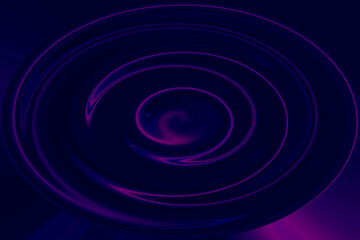 Wall Mural - Abstract purple Spiral element, concentric gradient oval for music projects.