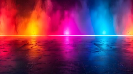 Aufkleber - vibrant neon gradient backdrop for captivating product presentations