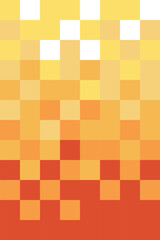 Poster - Abstract Pixel Pattern Background, Abstract Pixel Background with retro color theme.