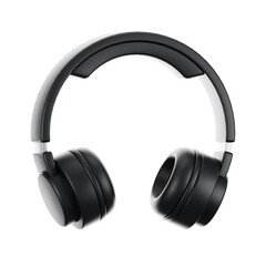Poster - 3d rendering headphone icon. Gadget and technology concept