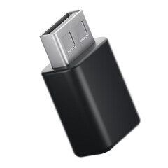 Poster - 3d rendering usb drive icon. Gadget and technology concept