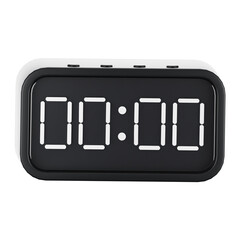 Fototapete - 3d rendering digital clock icon. Gadget and technology concept