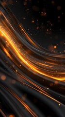 Poster - Captivating Neon Streaks on a Dark Background for Dynamic Product Presentation