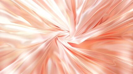 Wall Mural - Abstract background with motion dynamics and perspective. Peach fuzz - 2024 color.