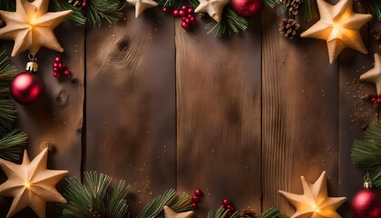rustic christmas background, simplicity, that brings joy, get you excited for christmas, with a blank area for text
