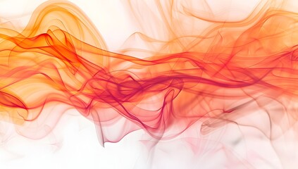 Wall Mural - Abstract background with smoke and fire, orange color 

