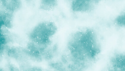 Wall Mural - Colorful space background. Abstract watercolor background texture. Blue purple and white background	