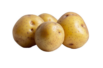 Wall Mural - Potatoes isolated on transparent background