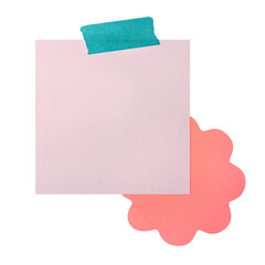 Poster - Cute png sticky note sticker, transparent background