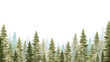 © Rawpixel.com - PNG green forest, watercolor collage element, transparent background