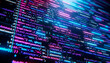 © Who is Danny - Close-up of colorful computer code on a screen, digital, against a dark background, concept of programming. Generative AI