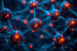 © Oleksandr - Cybernetic structure design with nodes and pathways resembling technological networks,