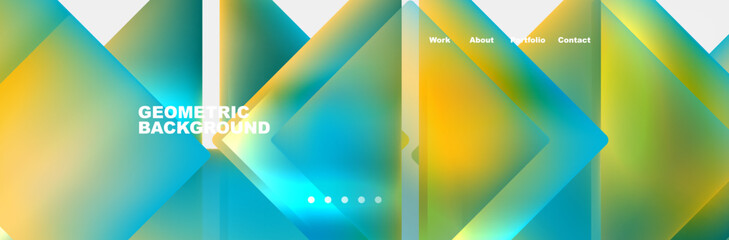 Triangle minimal web site page background design. Vector Illustration For Wallpaper, Banner, Background, Card, Book Illustration, landing page