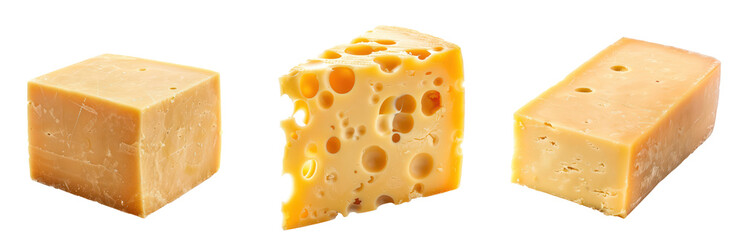 cheese block top view full length isolate on trasparency background PNG